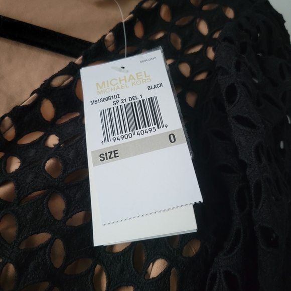 Michael Kors NWT Eyelet cotton dress size 0. - Picture 6 of 16